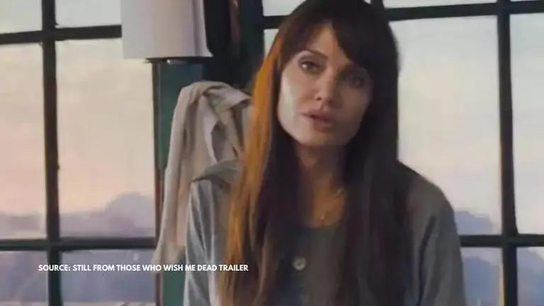 Angelina Jolie on playing Hannah: ‘I am drawn to broken people who find their way forward’ Angelina Jolie, still from Those Who Wish Me Dead Trailer
