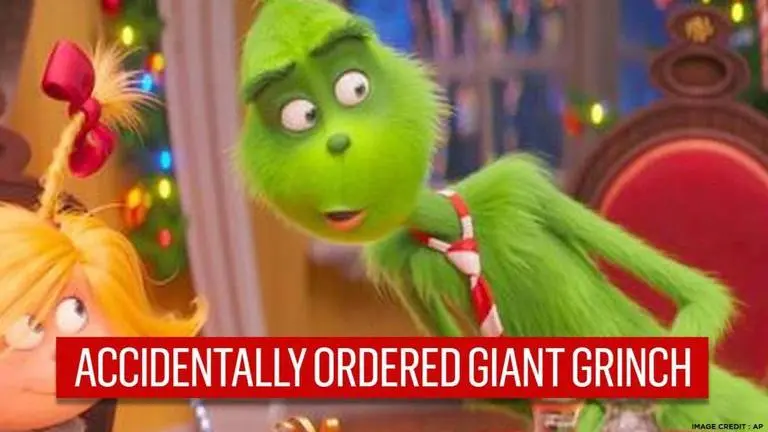 UK man accidentally orders inflatable Grinch taller than his house, becomes an attraction Grinch