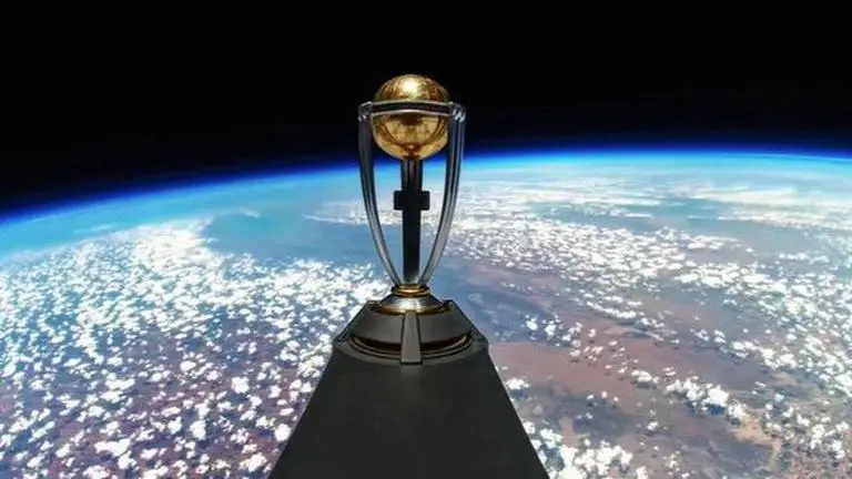 ODI World Cup Trophy launched into space at 'stratospheric' scale, lands in Ahmedabad ODI World Cup