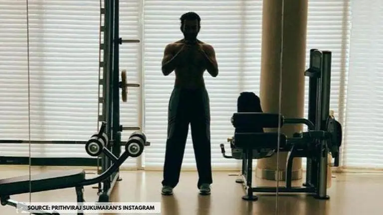 Prithviraj Sukumaran amps up his fitness game as he aces a deadlift; watch video prithviraj sukumaran