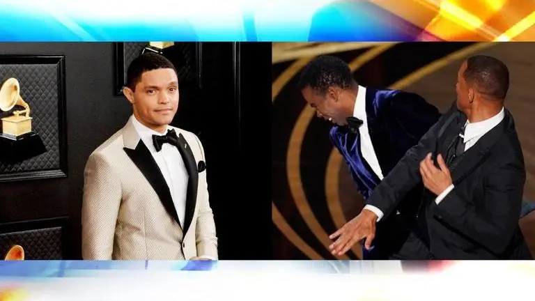 Trevor Noah calls out Will Smith's Oscars 2022 slap at White House Correspondents Dinner trevor noah, Will Smith's oscar slap