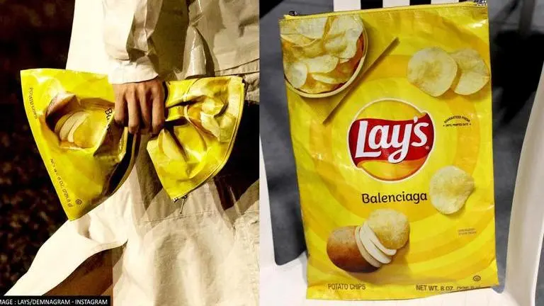After trash bag, Balenciaga launches Lay’s chips-inspired handbag; Check out its price Balenciaga Bag