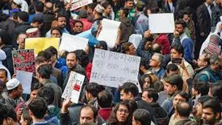 Protests held at several DU colleges against CAA