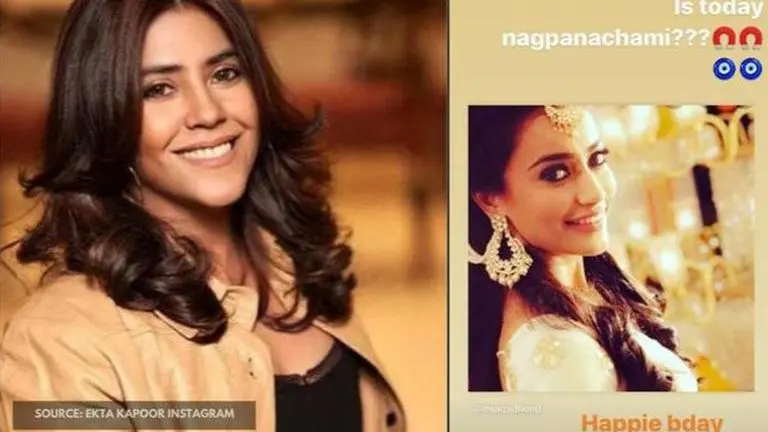 Ekta Kapoor's wish for Surbhi Jyoti on her 32nd birthday has a 'Naagin' twist Ekta Kapoor