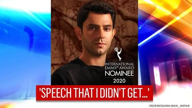 Arjun Mathur shares speech that he 'didn't get a chance' to deliver at Emmy Awards Arjun Mathur