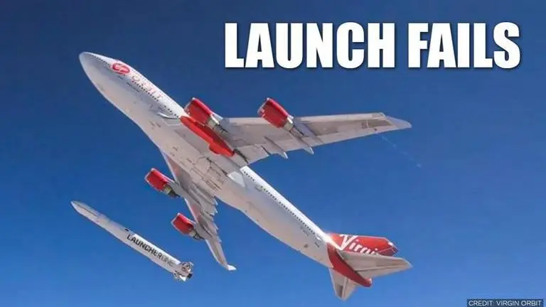 Branson's Virgin Orbit fails on first rocket launch try, days before NASA-SpaceX launch Richard Branson