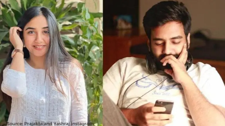 Prajakta Koli shares visual manifestation for 2021; Yashraj Mukhate has something to say Prajakta Koli