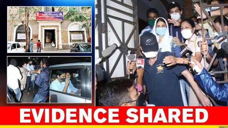 ED shares evidence of Rhea Chakraborty using & dealing in narcotics with CBI's Sushant SIT Sushant Singh