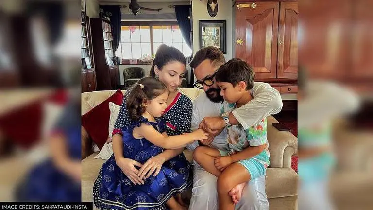 Saif Ali Khan & Kareena's son Jeh celebrates first Raksha Bandhan with cousin Inaaya Kareena Kapoor, Jeh Ali Khan, Saif Ali Khan, Taimur