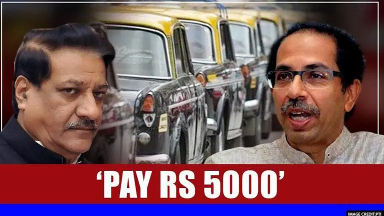 Prithviraj Chavan writes to CM Udhhav, demands Rs 5000 allowance for rickshaw, cab drivers Congress