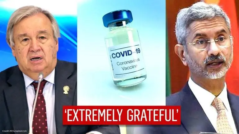 UN chief Guterres welcomes India's gift of 200,000 COVID vaccine doses for peacekeepers UN