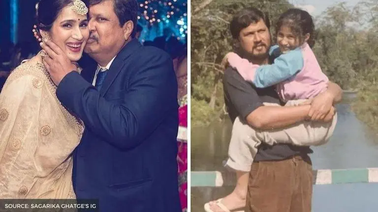 Unseen pic of the day: Sagarika Ghatge's childhood pic with her dad that you can't miss Sagarika Ghatge