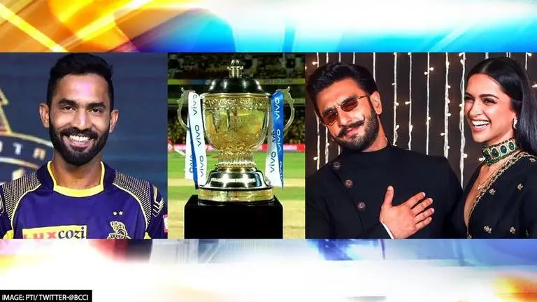Dinesh Karthik has a funny take on Ranveer Singh, Deepika Padukone eyeing new IPL teams Deepika Padukone, Ranveer Singh, Dinesh Karthik, IPL 2022, IPL 2022 New Teams, Dinesh Karthik mocks Ranveer Singh, new IPL teams, Manchester United ne