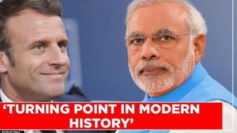 Prime Minister Modi speaks with French President about coronavirus pandemic Narendra Modi talks to Emmanuel Macron, condoles deaths due to coronavirus pandemic