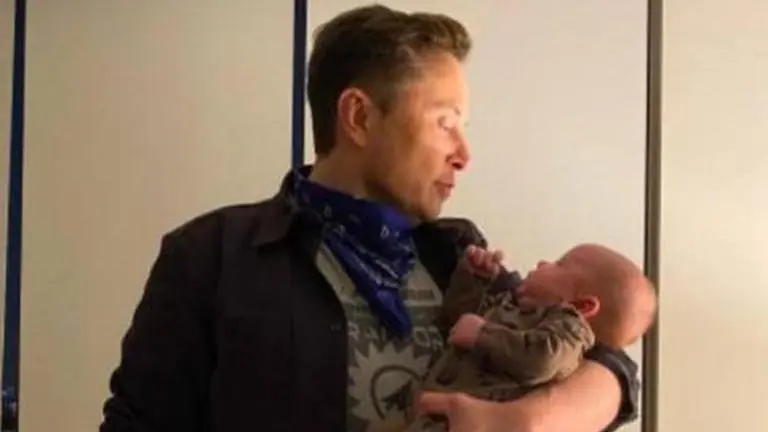 Elon Musk shares sweet photo of two-month-old X Æ A-12, German caption intrigues netizens Elon Musk