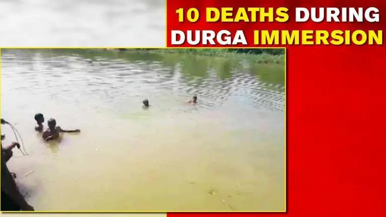 Rajasthan: 10 drown during Durga immersion, seven bodies recovered Rajasthan