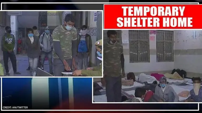 COVID-19: Ghazipur school converted into temporary shelter home for migrants COVID-19