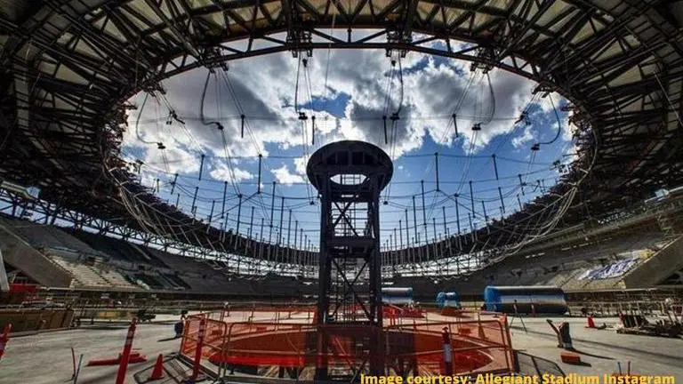 Inside Allegiant Stadium in Las Vegas, which is set to host Fury vs Wilder 3 in December Allegiant Stadium
