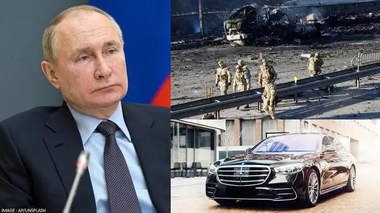 Mercedes-Benz suspends Russia exports and production amid Putin's invasion of Ukraine Mercedes-Benz