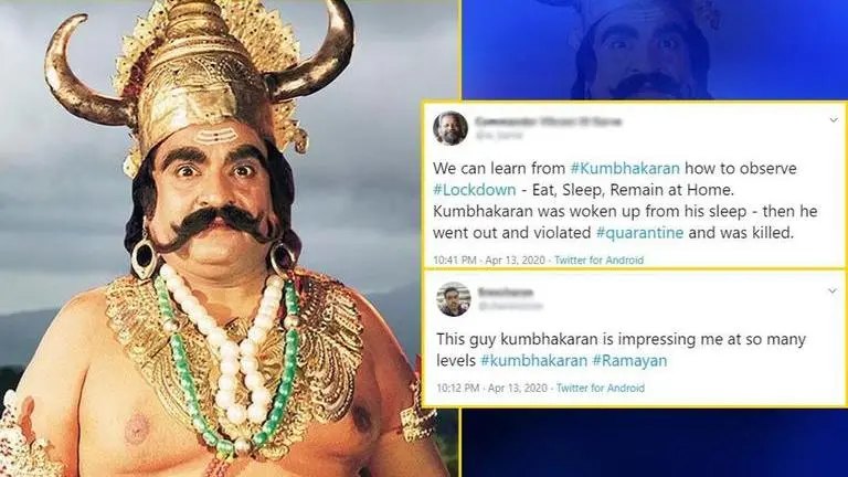 Kumbhakaran's 'eat-sleep-repeat' spirit inspires India amid COVID lockdown Kumbhakaran