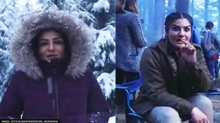 Raveena Tandon unveils her goofy side in a BTS video compilation from 'Aranyak'; Watch Raveena Tandon