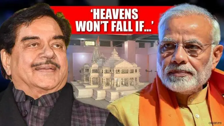 'Ramayana Vasi' Shatrughan Sinha 'won't politicise Ram Mandir'; then echoes Sharad Pawar Shatrughan Sinha