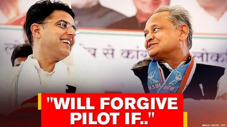 Ashok Gehlot hints at a truce, says 'Will forgive Sachin Pilot if High Command says so' Ashok Gehlot