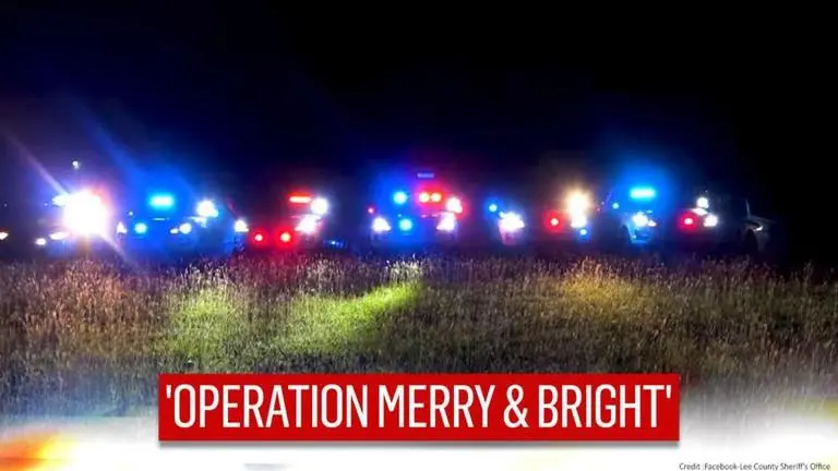 Police patrol cars sync lights to ‘A Mad Russian’s Christmas’ to cheer up people | WATCH Police patrol