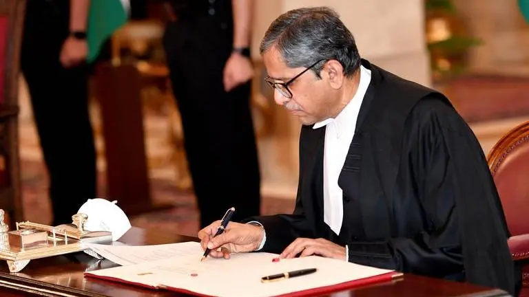 NV Ramana sworn in as 48th Chief Justice of India, President Kovind extends best wishes NV Ramana