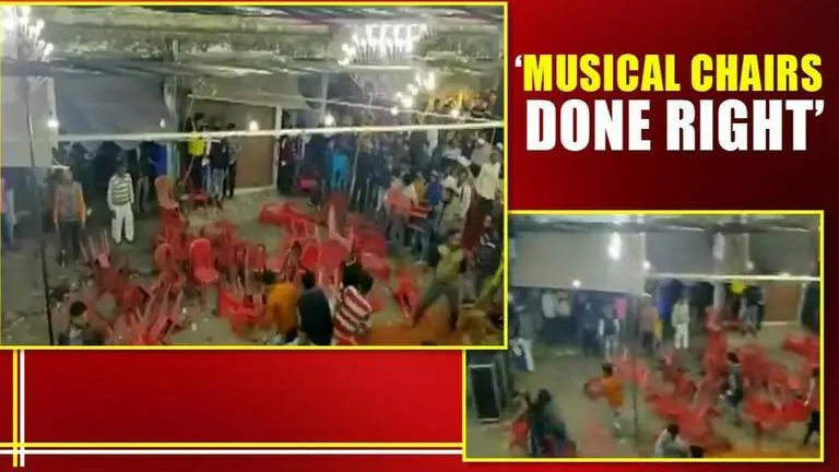 'From Qawwali to wrestling': Netizens in splits as people hurl chairs at each other Haridwar