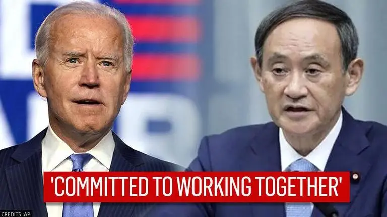 'Committed to working together': Biden and Suga agree to strengthen US-Japan alliance Biden