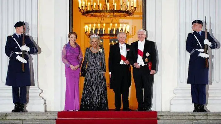 King Charles III politely declines Burger King crown offered to him during Berlin visit King Charles