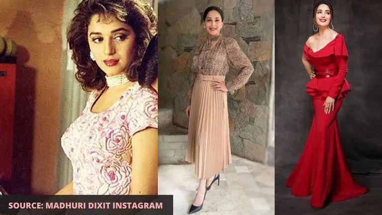 A look back at Madhuri Dixit's fashion evolution over years fashion revolution day 2020
