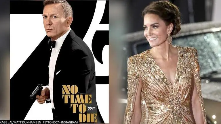 Kate Middleton stuns with royal golden ensemble at the 'No Time To Die' premiere kate middleton