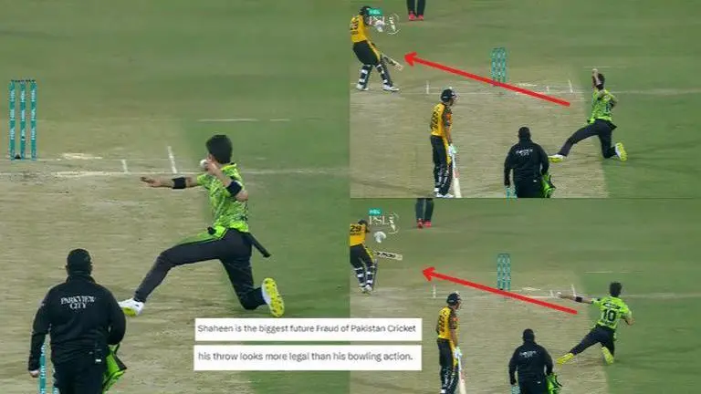 Shaheen Afridi brutally trolled for displaying unwanted aggression after being hit for six Shaheen Afridi