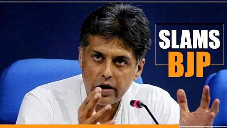 Manish Tewari slams BJP's attempts to seek support from Kanda Manish Tiwari