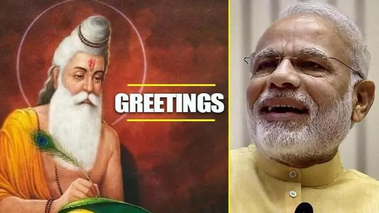 Valmiki Jayanti: PM Modi extends his greetings to the nation Valmiki Jayanti