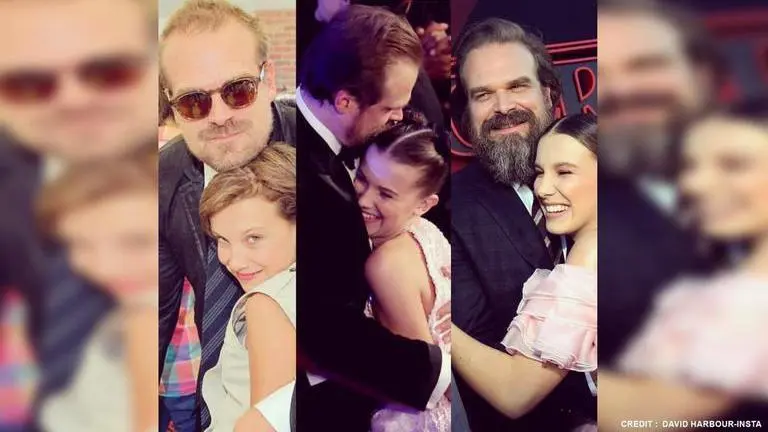 David Harbour says he feels 'fatherly' and 'protective' towards Millie Bobby Brown David harbour