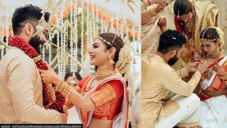 Mouni Roy shares pictures of her South Indian wedding with Suraj Nambiar; 'We're married' Mouni Roy, Mouni Roy marriage, Mouni Roy wedding, Suraj Nambiar, Mouni roy weds Suraj Nambiar