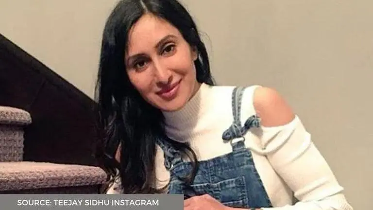 Teejay Sidhu shares picture of 'Mrs Claus & Santa’s little helper' enjoying festive season Teejay Sidhu