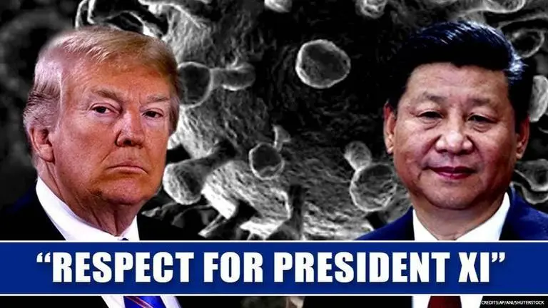 Trump says 'very good' relation with China but unfortunate that coronavirus began there Trump
