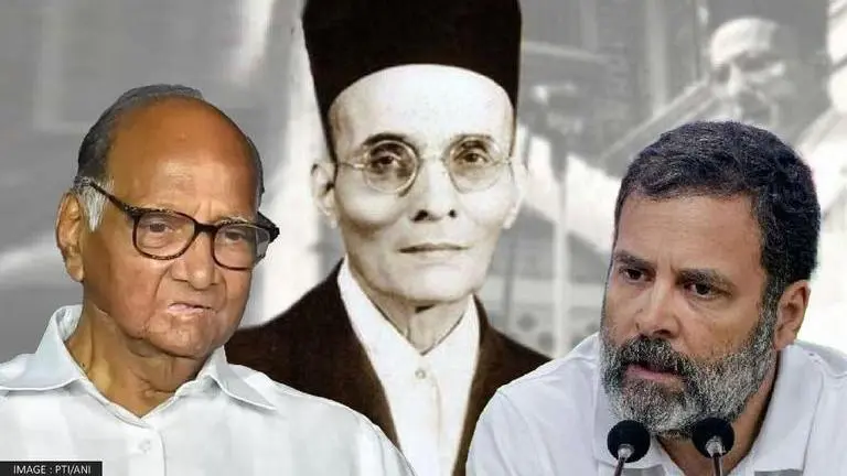 Sharad Pawar steps into Savarkar row, asks Congress to tone down attack pawar+rahul