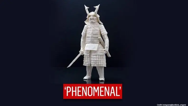 Finnish artist creates detailed origami samurai, netizens call it ‘straight up beautiful’ Finnish artist