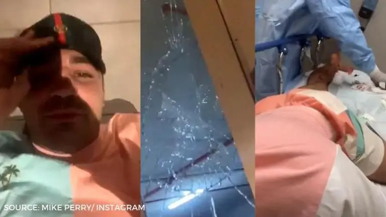 Mike Perry posts video of himself lying in a pool of blood after suffering lacerations Mike Perry