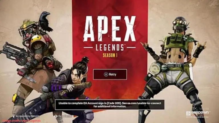 Apex Legends code 100 error - How to fix it and is Apex Legends down right now? Apex Legends code 100 error