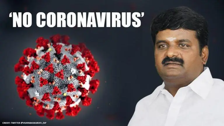 'No coronavirus infection in TN, people should not panic': State Health Min Vijayabaskar Tamil Nadu