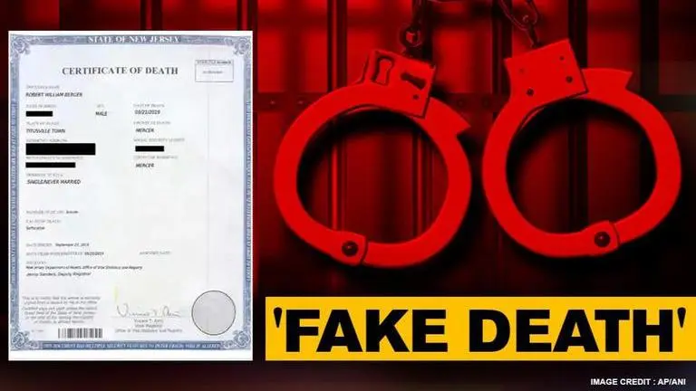 US: Man fakes death to avoid jail time, caught after death certificate showed error US: Man fakes death to avoid getting jailed, caught after death certificate shows error