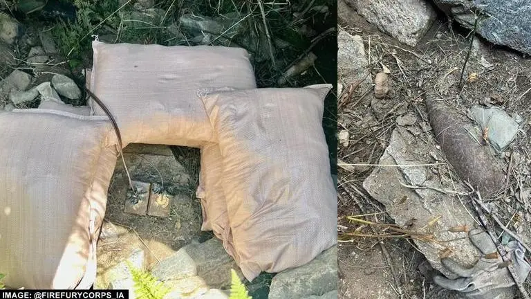 Army disposes of Mortar Shell from the 1999 Kargil War in Budgam J-K