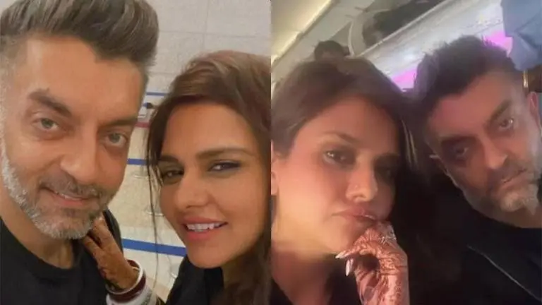 Dalljiet Kaur twins in black with husband, shares first selfie from honeymoon in Bangkok dalljiet kaur