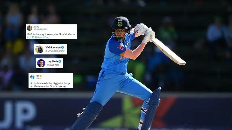 'U-19 looks way too easy for Shafali': Verma smashes 78 runs off 34 balls in India's win Shafali Verma